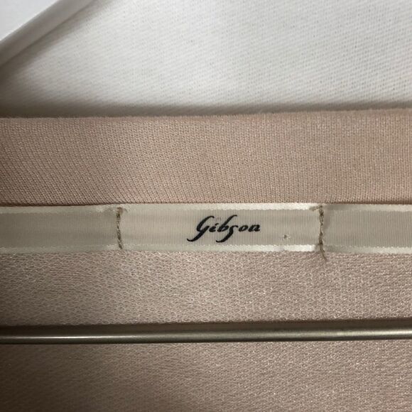 Gibson lace, blush hi/low hem top, 1X - Picture 4 of 7